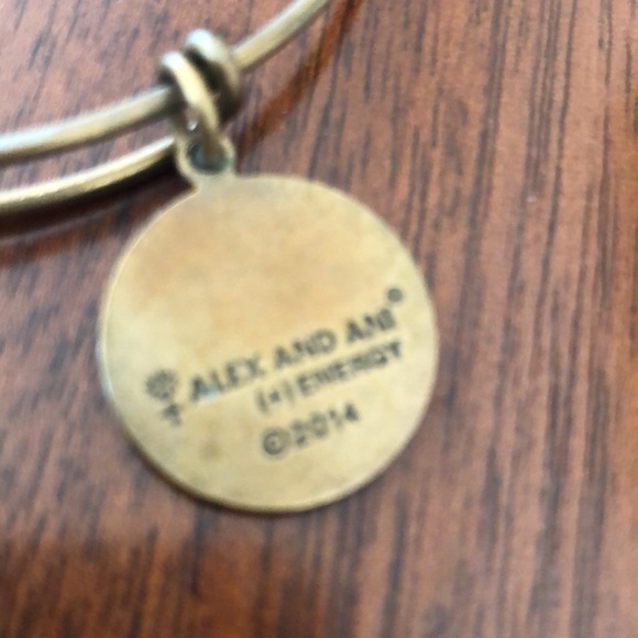 NWT Alex and Ani Women's Today Is An Opportunity charms Bangle Bracelet - Picture 6 of 7